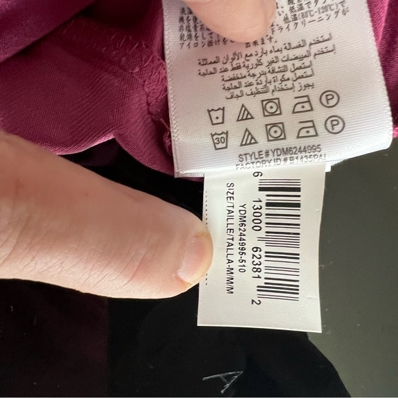 Nwt-Bcbgmaxazria Asymmetric Knit Maxi Dresssize M Color-Violet Quartz - Picture 6 of 13